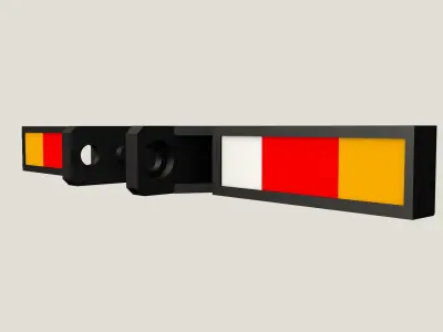 RC Rear light reflector 3D model