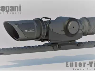 Camera Free low-poly 3D model