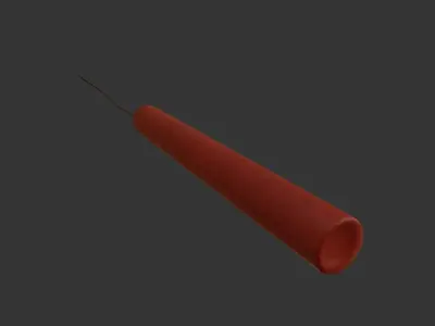 Single Dynamite PBR Low-poly 3D model