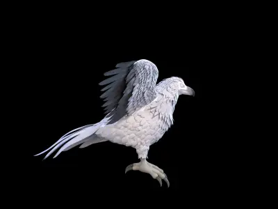 Eagle RIG 3D model
