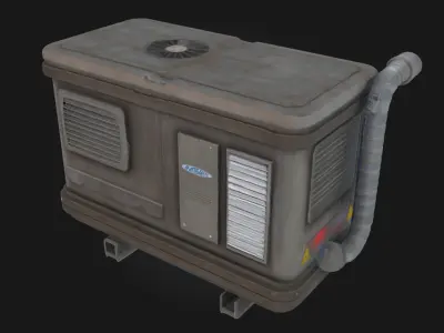 Ventilation Unit Industrial Air System 3D model