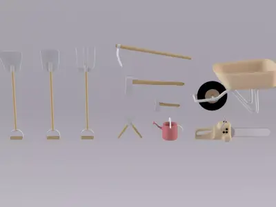 11 Tools Collection 3D model