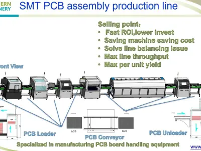 SMT Board Handling System for EMS SMart factory  Industry 40 Free 3D model