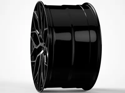 Vossen HF-2 wheels 3D model
