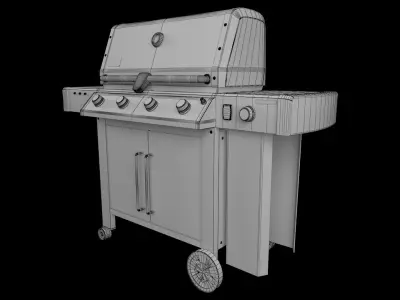 BBQ Genesis 2 Weber 3D Model 3D model