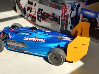Arrma Limitless rear active wing 3D print model