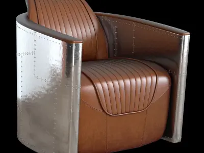 Mini Aviator Armchair 3D model purchase