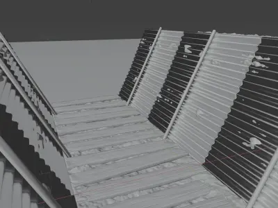 Trench section 3D model