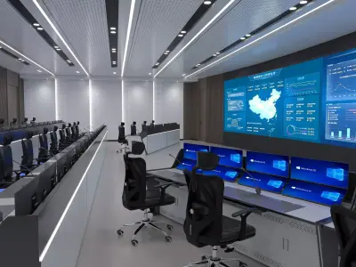 Control Room 05 3D model