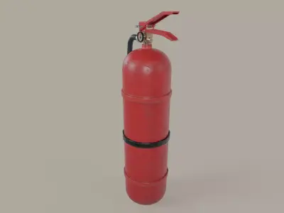 Fire Extinguisher - Game-Ready PBR 3D Model Low-poly 3D model
