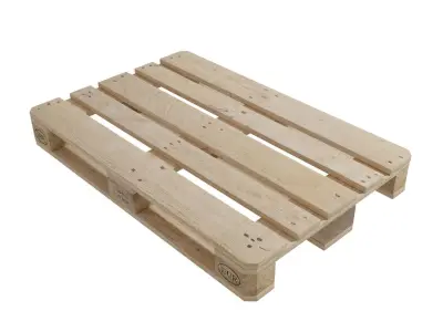 wood eur pallet 3D model