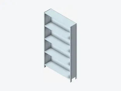 Shelving - Closed - Locka - Durable Extra Low-poly 3D model