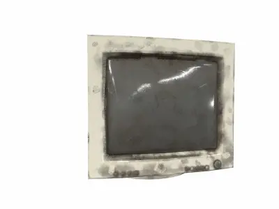 Vintage crt tube computer monitor display  da1 Low-poly 3D model