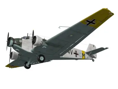 Junkers Ju52 3D model buy