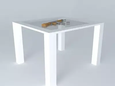 Armalite AR-16 on a table Free 3D model