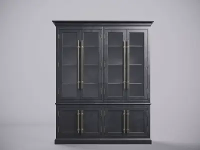 RH - English Antique Cabinet 3D model