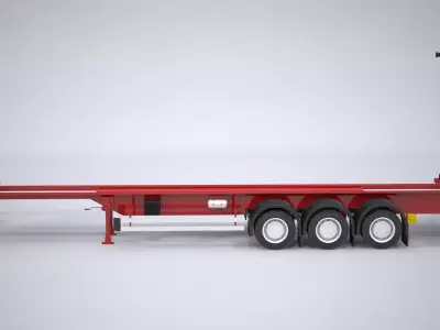 Sidelifter Semi Trailer 3D model