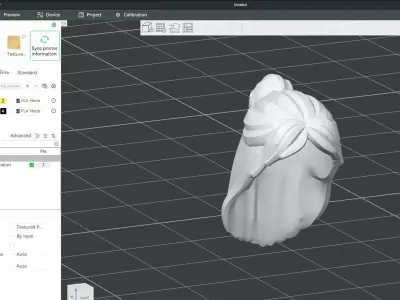 Custom 3D print Minifigure Accessory - Minifigure Hair S2 - 091 3D print model