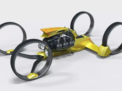 Quad bike concept 3D model