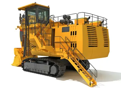 Mining Excavator 3D model