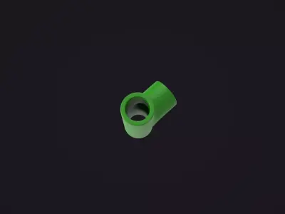 Tee Joint Connector 3D model