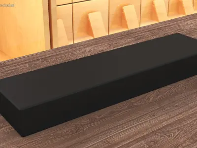 Narrow Long Box 3D model