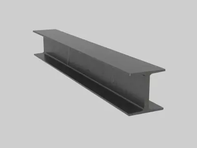 Metal Beam Free low-poly 3D model