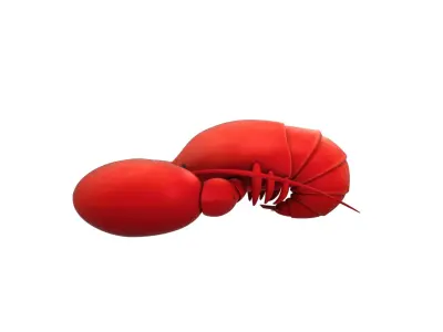 Lobster Low-poly 3D model