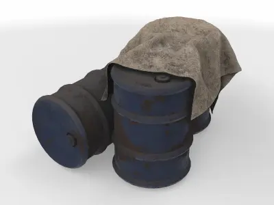 barrels 02 3D model