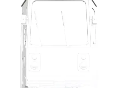 Septa Trolley    High Detail Low-poly 3D model