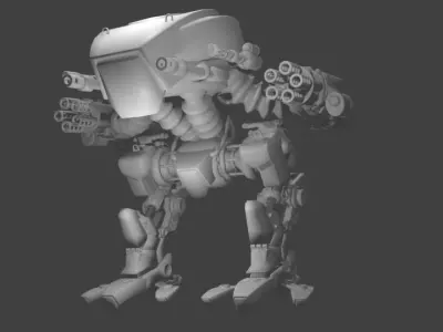 Military Remote mech  3D model