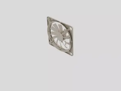 Industrial Factory Cooling Fan Housing for 3D print 3D model