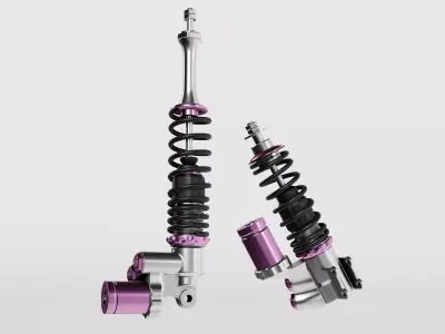 X2 Shark Factory Suspension for Vespa Low-poly 3D model