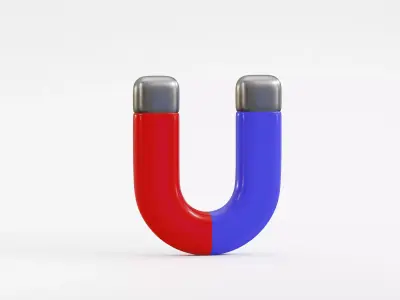 Magnet Low-poly 3D model buy