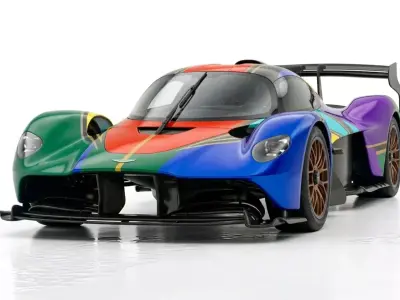 Aston Martin Valkyrie AMR Pro Multi Color Art Livery Low-poly 3D model