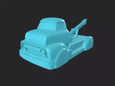 1956 COE pickup truck 3D Printing ready Model 3D print model