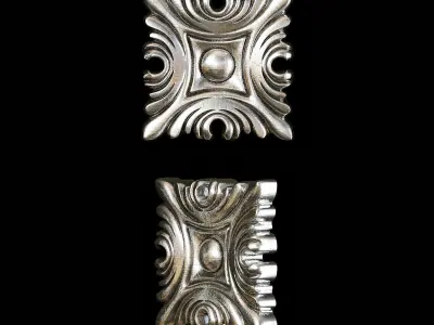 Classic carved 079 3D model