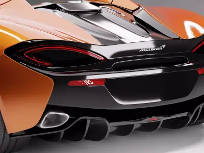 Mclaren 570s Spider 3D model