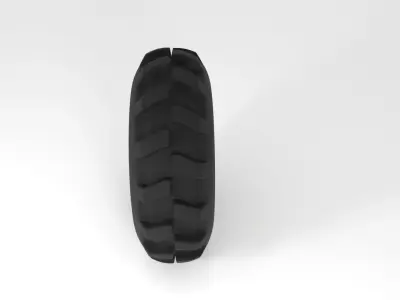 Off road or tractor wheel 3D model