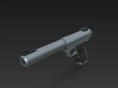 Ruger mark 2 3D model