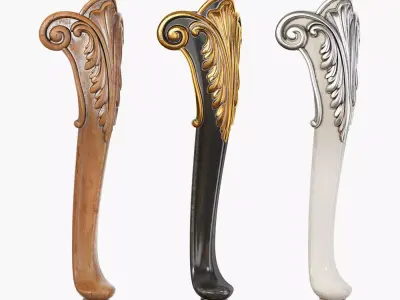 Classic leg 088 3D model