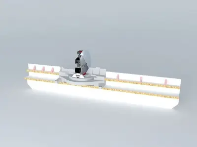 Miter Saw Support Free 3D model