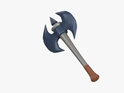 Game Axe 3D Illustration 3D model purchase