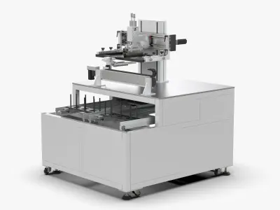 Automatic Screen Printing Equipment 3D model