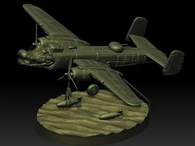 Bombardiro Crocodilo 3D print model