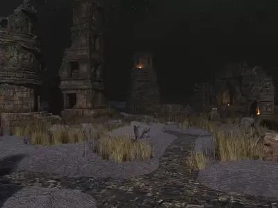 Ruins Of An Ancient City 3D model