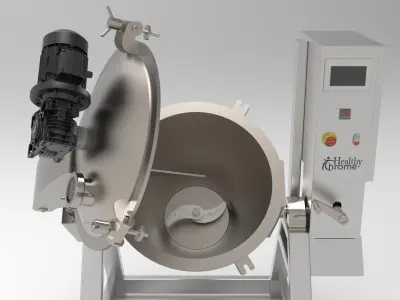 Cheese Dry cooking Machine 3D model