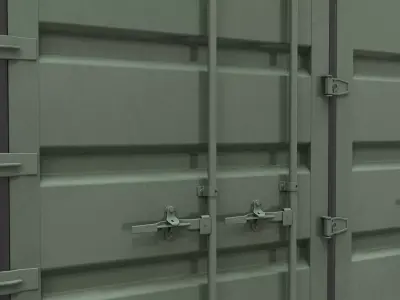 Military Container 3D model purchase