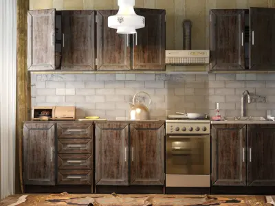 Old Kitchen Vintage 