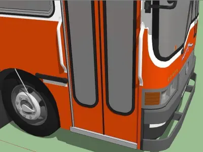 School bus from Argentina Mercedes-Benz OH1316 3D model